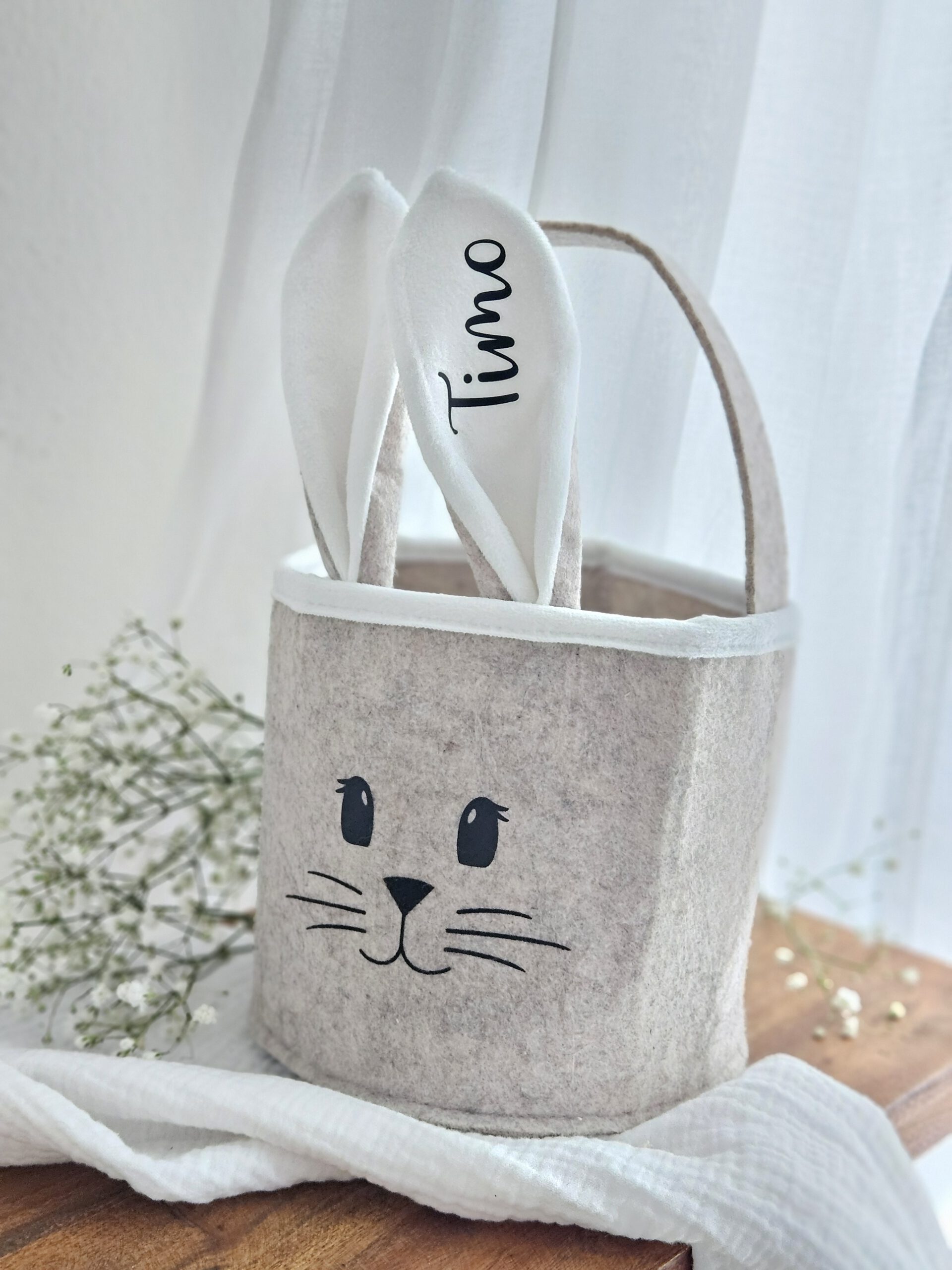 Personalisiertes Osterkörbchen | Osternest 'Hasenbub'| 14,90 € – Bild 5