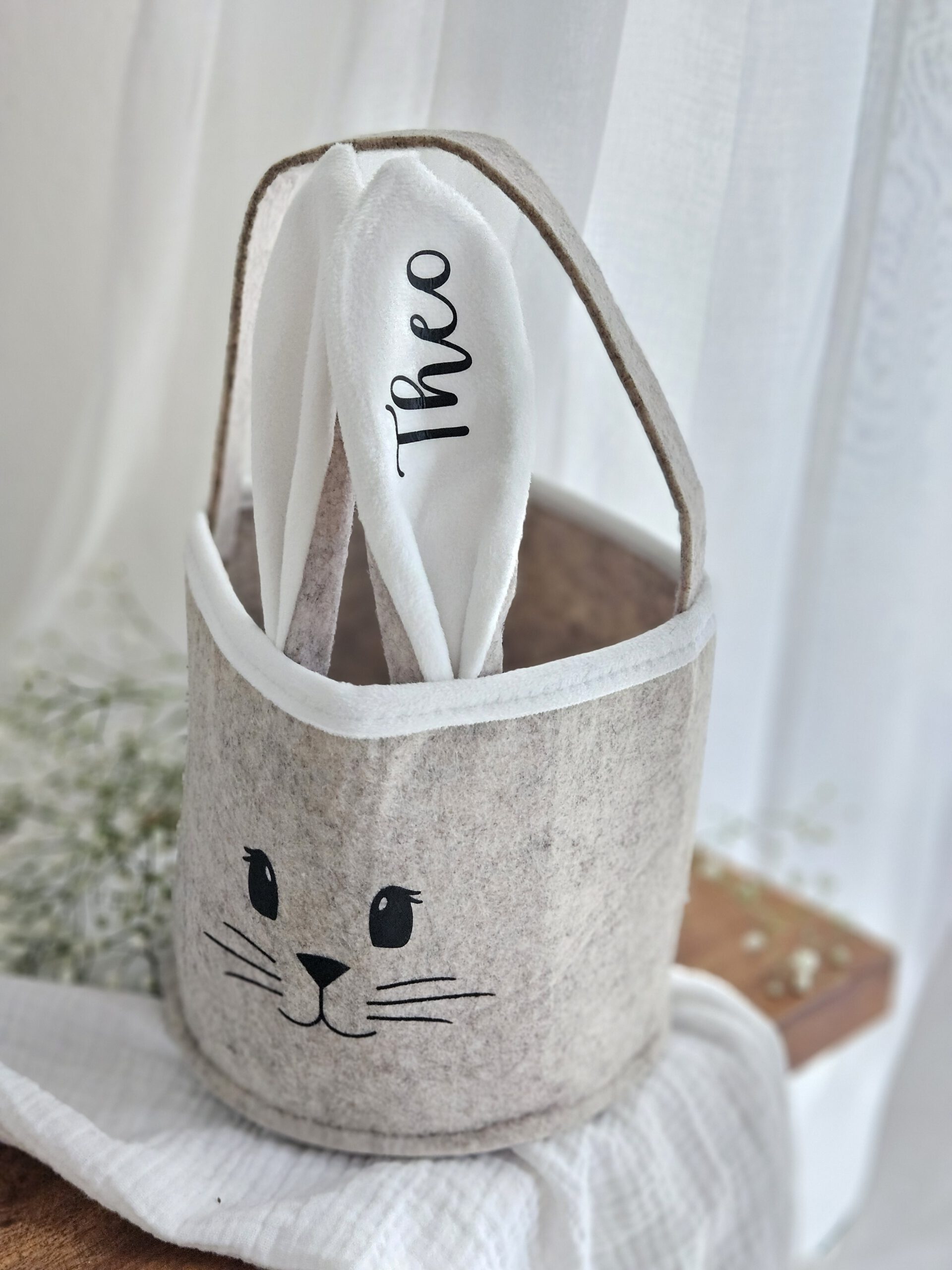 Personalisiertes Osterkörbchen | Osternest 'Hasenbub'| 14,90 € – Bild 4